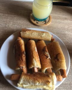 dog pané
